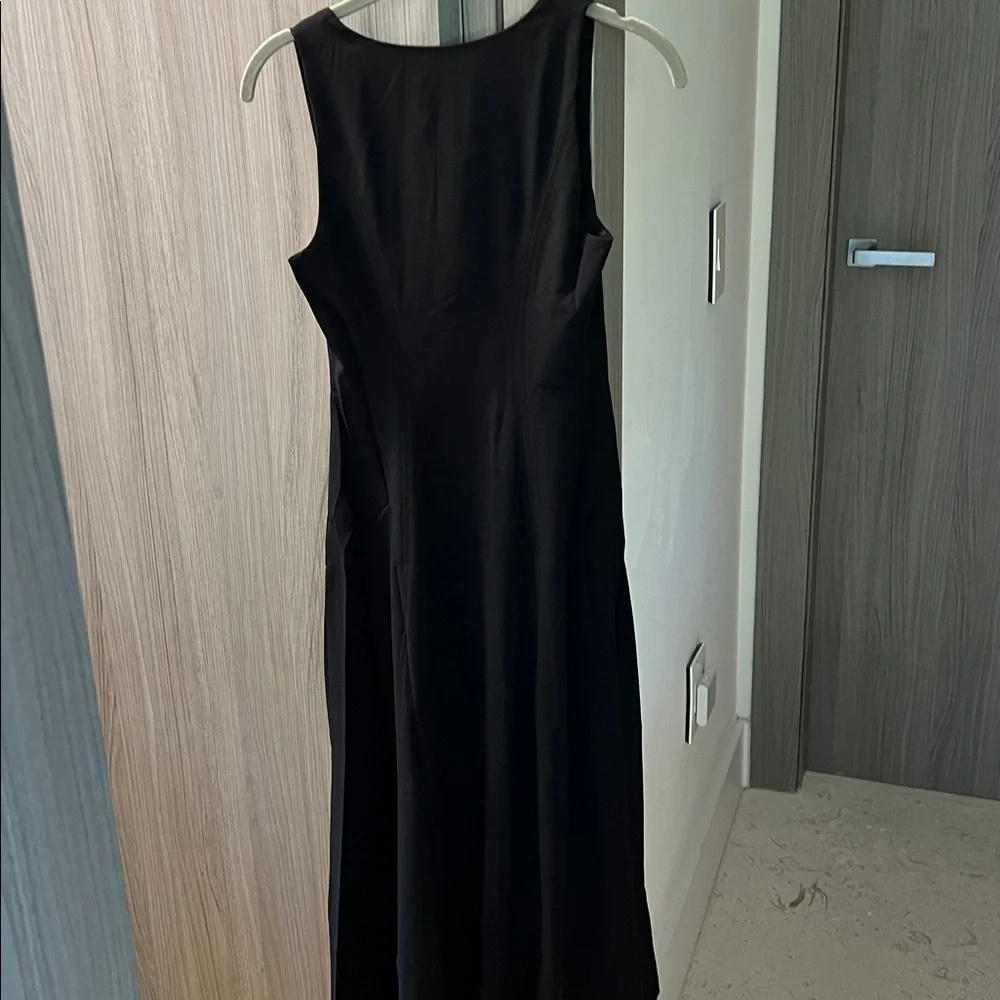 NWT Rumored Mayfair Black Button-Down midi Dress 2 - Picture 6 of 7